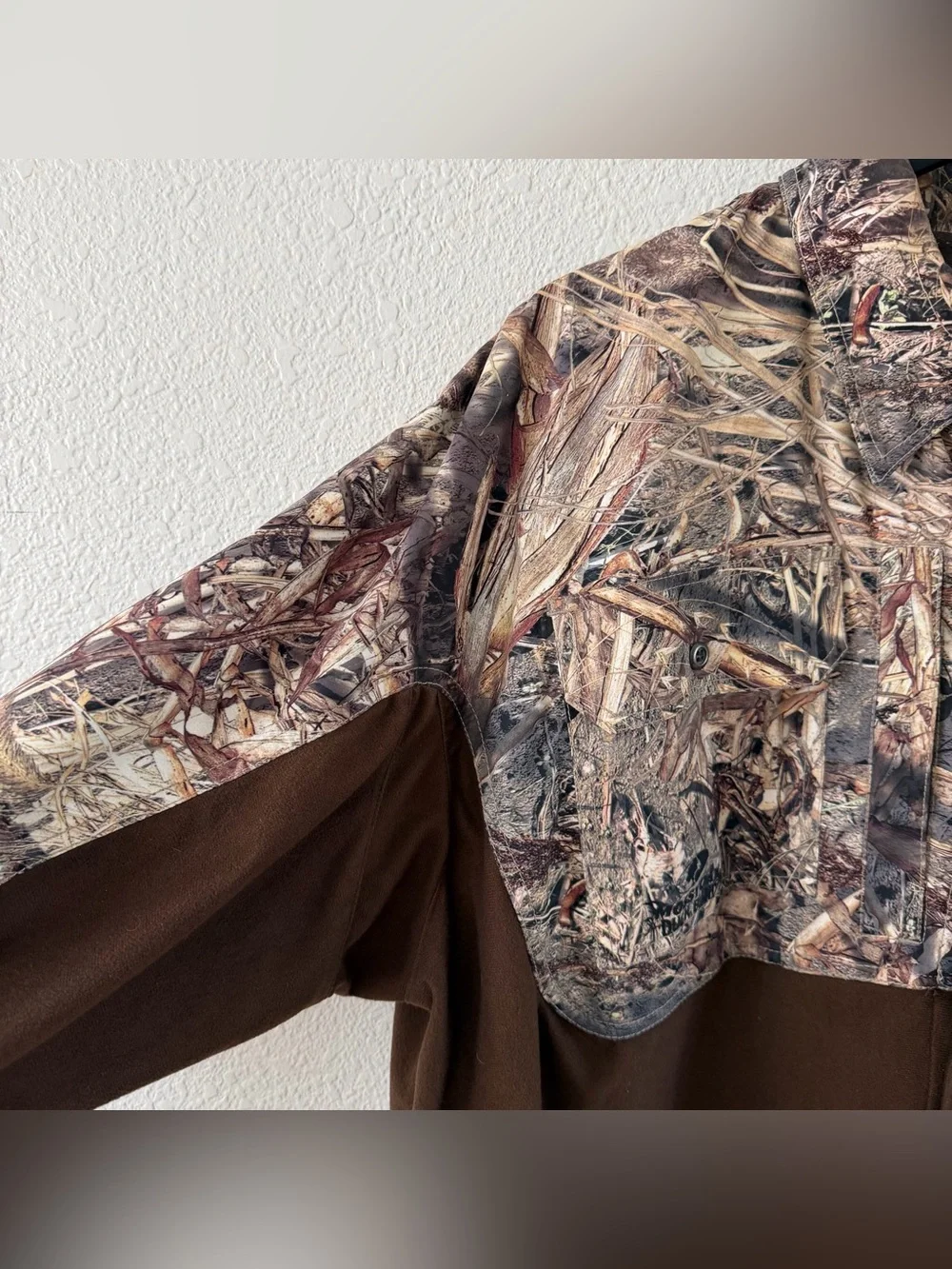 Drake Waterfowl EST EqWader Button Up Two Tone Shirt Color Blades 2XL Hunting